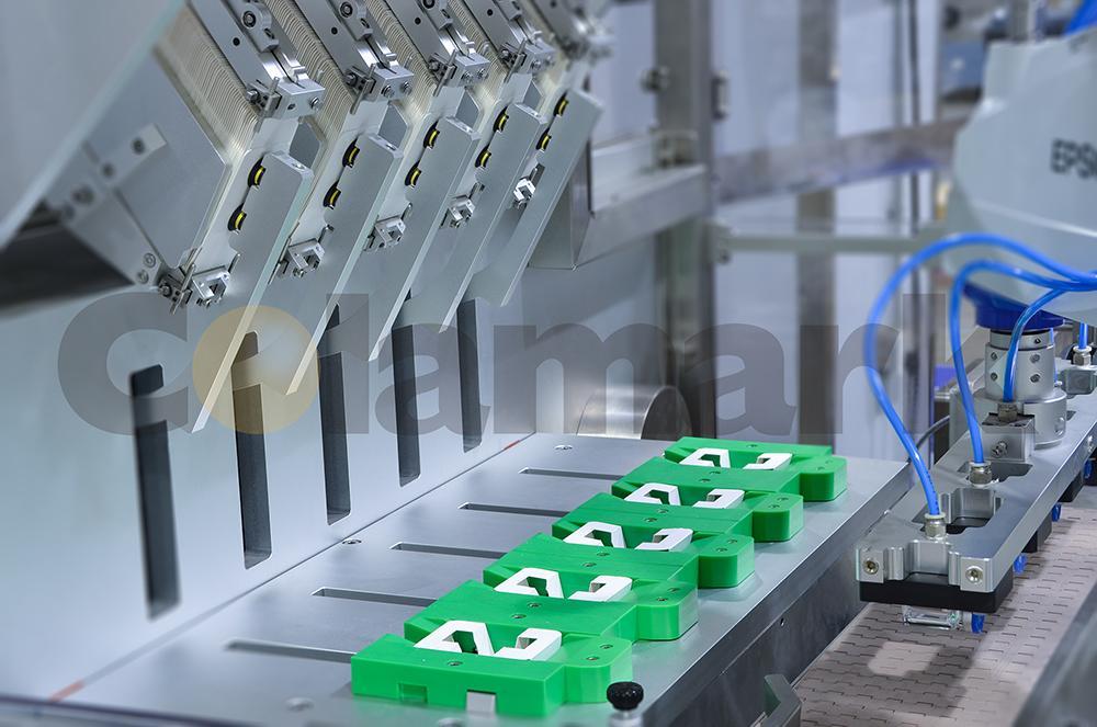 管制瓶自動紙托入托輸送智能系統(tǒng)  